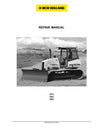 New Holland D85 Crawler Dozer Service Manual 87364107NA