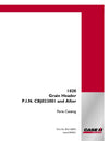 Case IH 1020 Grain Header Parts Manual 87611285