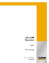 Case CX135SR Tier 3 Excavator Parts Manual 87632298NA