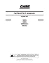 Case 586G, 588G Series 3 Tier 3 Forklift Operator Manual 87657901NA