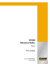 Case SV208 Tier 3 Vibratory Roller Parts Manual 87659330NA