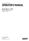 Case IH Early Riser 1225 Rigid Trailing Planter Operator Manual 90409668