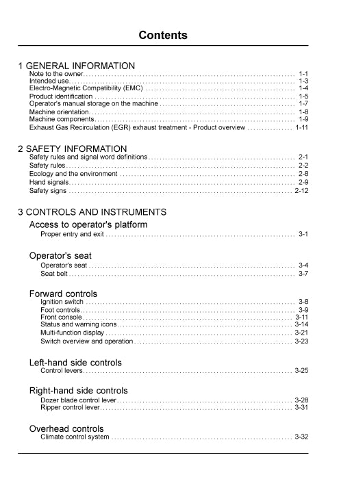 Case 650M Tier 4B final Crawler Dozer Operator Manual 90429312