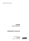 Case CX300D Crawler Excavator Operator Manual 90435777