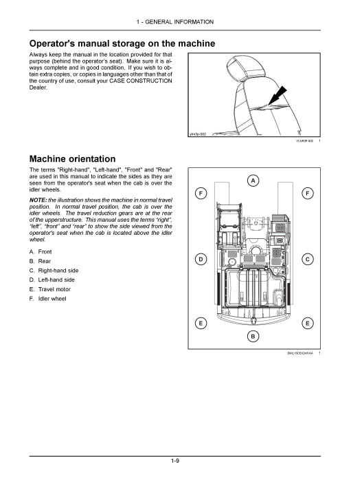 Case CX350D Crawler Excavator Operator Manual 90435778