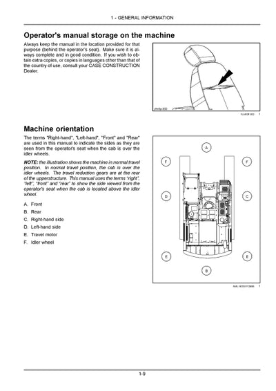 Case CX490D, CX500D Crawler Excavator Operator Manual 90435779