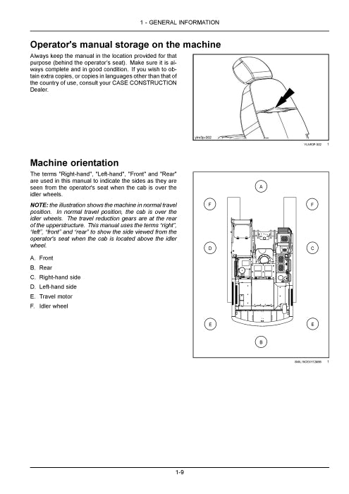 Case CX490D, CX500D Crawler Excavator Operator Manual 90435779