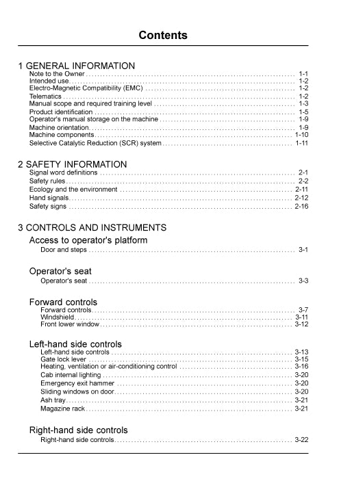 Case CX245D SR Crawler Excavator Operator Manual 90435781
