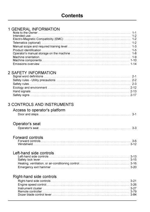 Case CX60C Mini Excavator Operator Manual 90436689