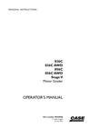 Case 836C, 836C AWD, 856C, 856C AWD Stage V Motor Grader Operator Manual 90436968