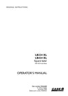 Case IH LB334P XL, LB334PC XL, LB334RC XL, LB434P XL, LB434RC XL Square Baler Operator Manual 90442009