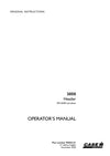 Case IH 3050 Header Operator Manual 90442141