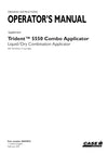 Case IH 5550 Trident Combo Applicator Supplement Operator Manual 90454872