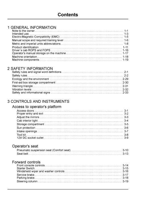 Case 836C, 836C AWD, 856C, 856C AWD Stage V Motor Grader Operator Manual 90512104