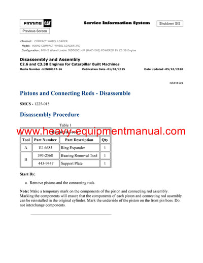DOWNLOAD CATERPILLAR 908H2 COMPACT WHEEL LOADER SERVICE REPAIR MANUAL JRD
