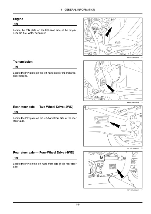 Case 586H, H88H Tier 4B (final) Rough Terrain Forklift Operator Manual 91732701