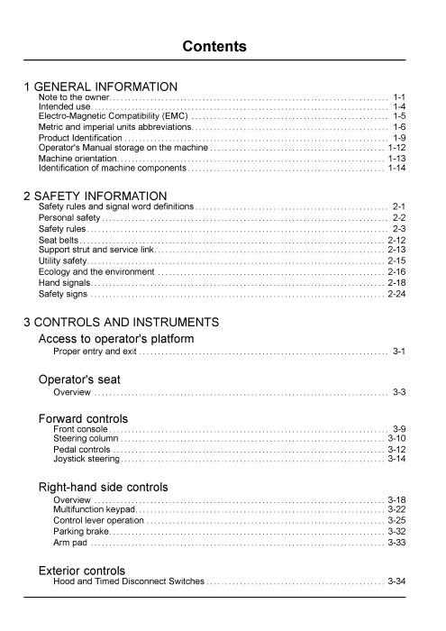 Case 1021G, 1121G Touchscreen Wheel Loader Operator Manual 91762294