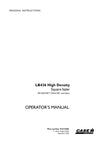 Case IH LB436 High Density Square baler Operator Manual 91815204