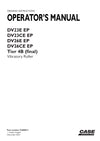 Case DV23E EP, DV23CE EP, DV26E EP, DV26CE EP Tier 4B (Final) Vibratory Roller Operator Manual 91860911