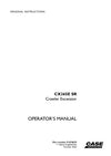 Case CX365E SR Crawler Excavator Operator Manual 91874670