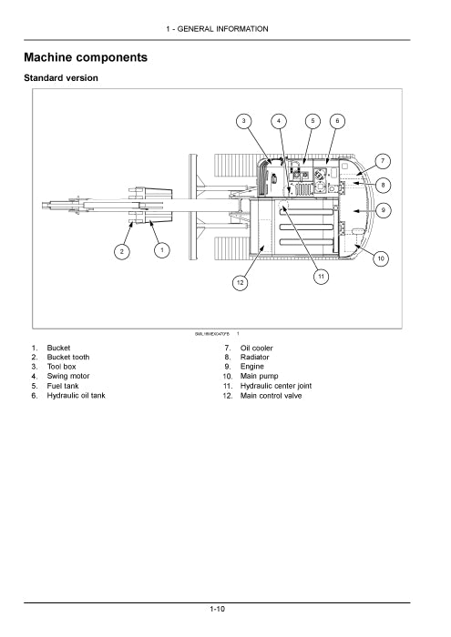 Case CX57C Mini Excavator Operator Manual 92038699
