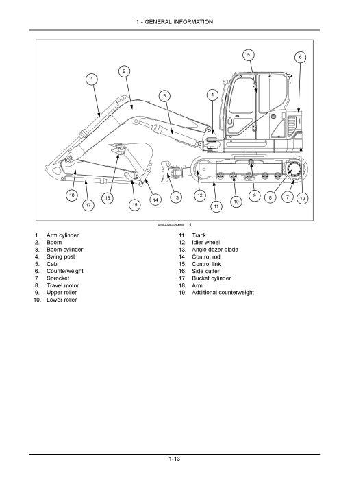 Case CX60C Mini Excavator Operator Manual 92038757