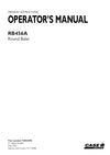 Case IH RB456A Round Baler Operator Manual 92052978