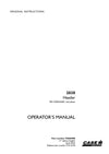 Case IH 2030 Header Operator Manual 92060988