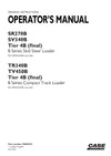 Case TR340B, TV450B B Series Compact Track Loader Tier 4B (final) Operator Manual 92065524