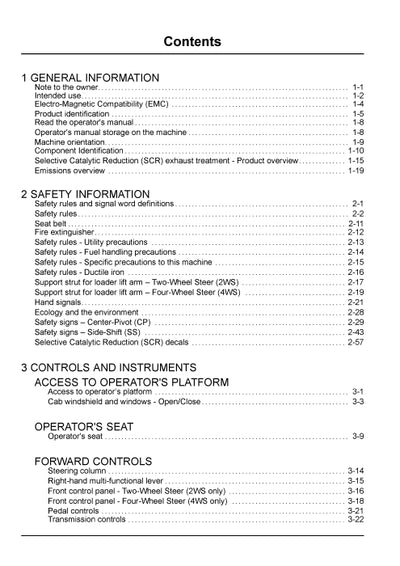Case 580SV, 695SV Tier 4B (final) Tractor Loader Backhoe Operator Manual 92140705