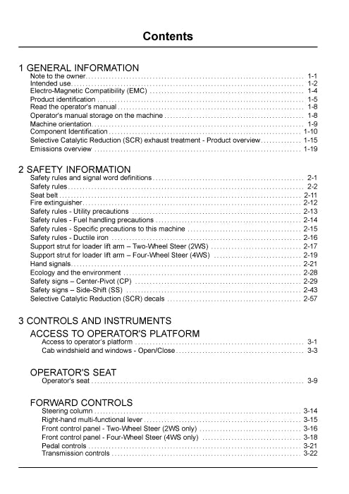 Case 580SV, 695SV Tier 4B (final) Tractor Loader Backhoe Operator Manual 92140705