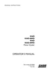 Case 836D 836D AWD 856D 856D AWD Motor Grader Operator Manual 92159568