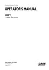 Case 580EV Backhoe Loader Operator Manual 92174023