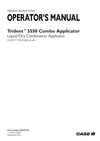 Case IH 5550 Trident Combo Applicator Liquid-Dry Combination Operator Manual 92277639