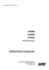 Case CX58D, CX60D, CX65D Mini Excavator Operator Manual 92645679