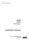 Case CX70E, CX75E Mini Excavator Operator Manual 92646624