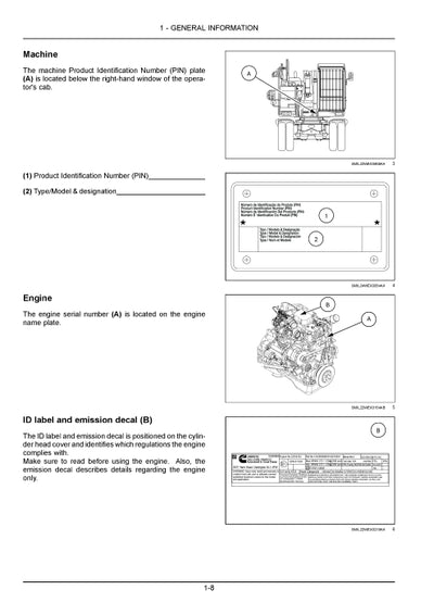 Case WX155E SR, WX175E SR Wheeled Excavator Operator Manual 92679067