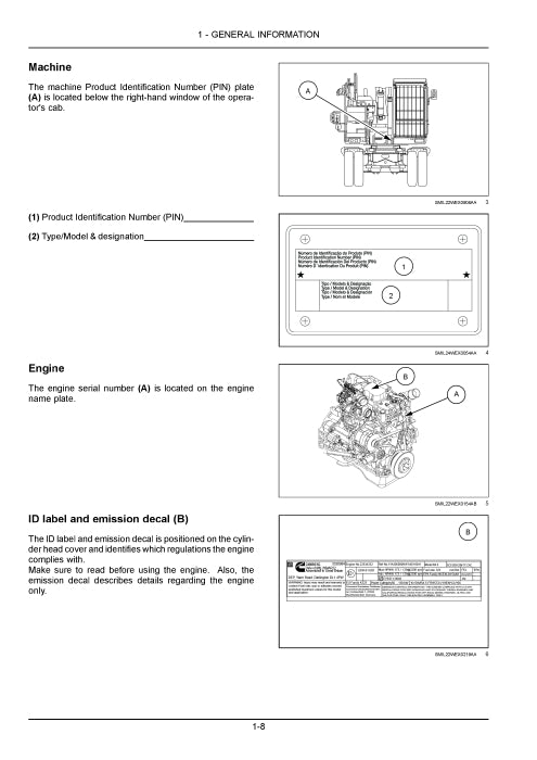 Case WX155E SR, WX175E SR Wheeled Excavator Operator Manual 92679067