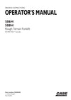 Case 586H, 588H Rough Terrain Forklift Operator Manual 92695469