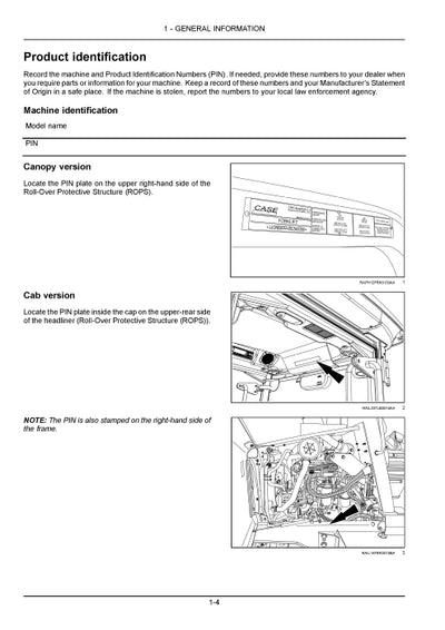 Case 586H, 588H Rough Terrain Forklift Operator Manual 92695469