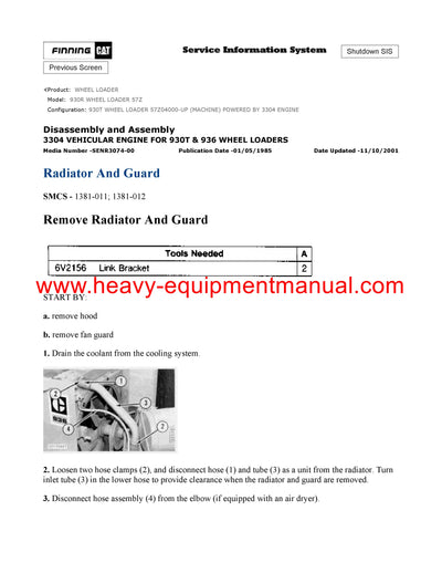 DOWNLOAD CATERPILLAR 930R WHEEL LOADER SERVICE REPAIR MANUAL 57Z