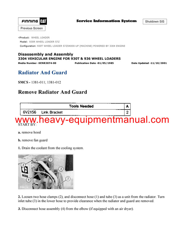 DOWNLOAD CATERPILLAR 930R WHEEL LOADER SERVICE REPAIR MANUAL 57Z