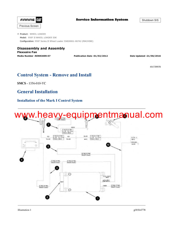 DOWNLOAD CATERPILLAR 950F II WHEEL LOADER FULL COMPLETE SERVICE REPAIR MANUAL 5SK