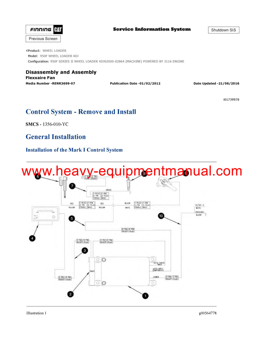 Download Caterpillar 950F WHEEL LOADER Service Repair Manual 4DJ
