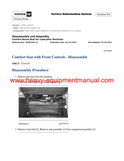Download Caterpillar 950K WHEEL LOADER Service Repair Manual J5M