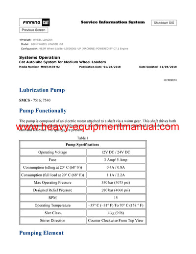 DOWNLOAD CATERPILLAR 962M WHEEL LOADER SERVICE REPAIR MANUAL LSE