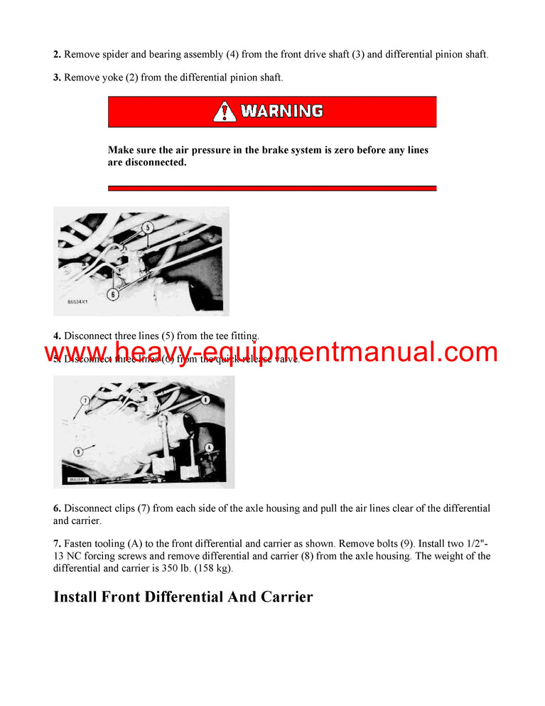 PDF Caterpillar 966C WHEEL LOADER Full Complete Service Repair Manual 42J00001-03565