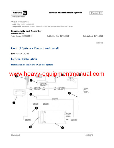 DOWNLOAD CATERPILLAR 966F WHEEL LOADER SERVICE REPAIR MANUAL 8BG