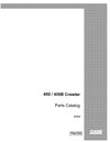 Case 450B 455B Crawler Parts Manual A1372