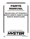 Hyster W20-40XTA (A453) Forklift Parts Manual PDF